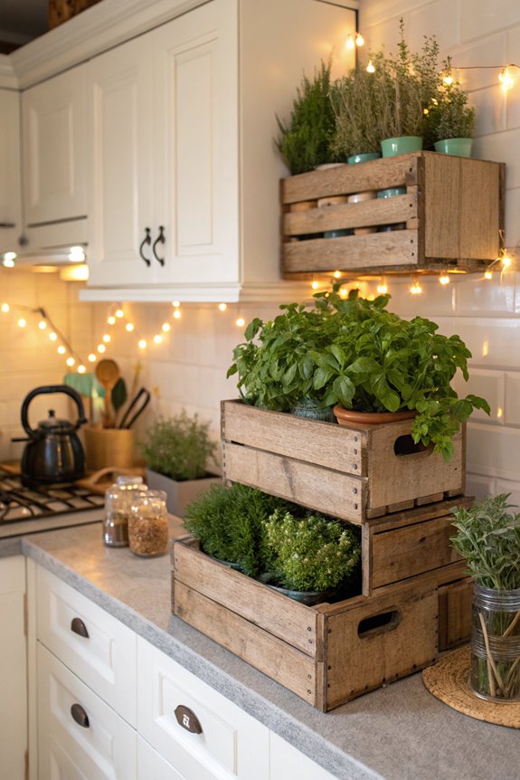 rustic storage with style