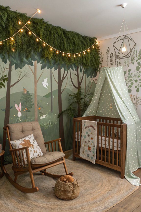 rustic wooden nursery furniture