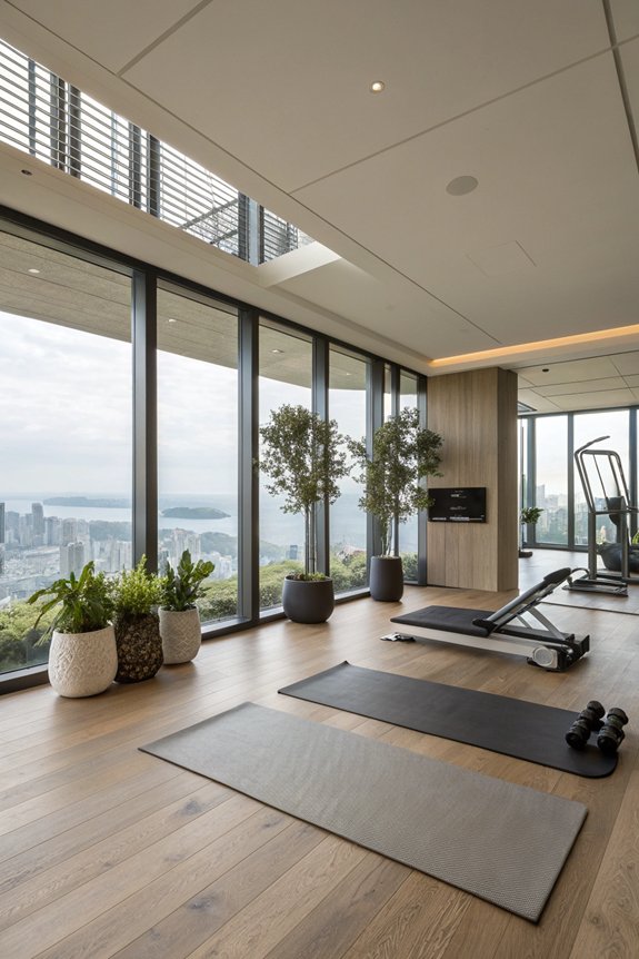 seamless fitness living space