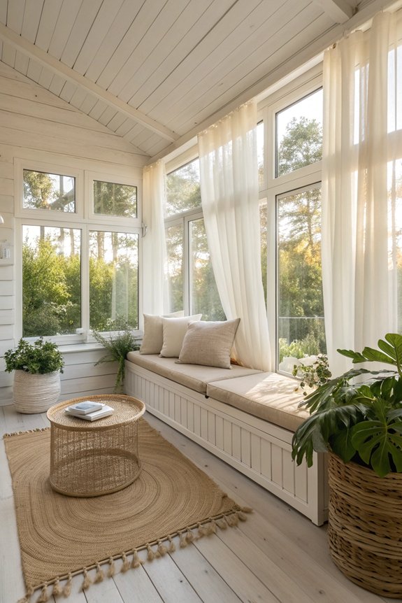 serene atmosphere with simplicity