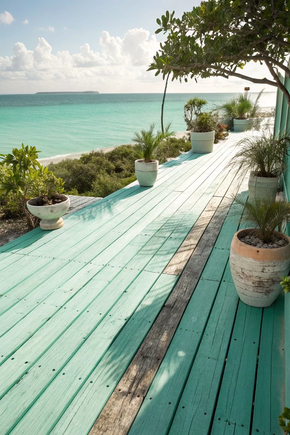 soothing coastal outdoor color