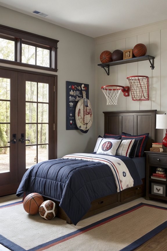 sporty bedroom transformation ideas