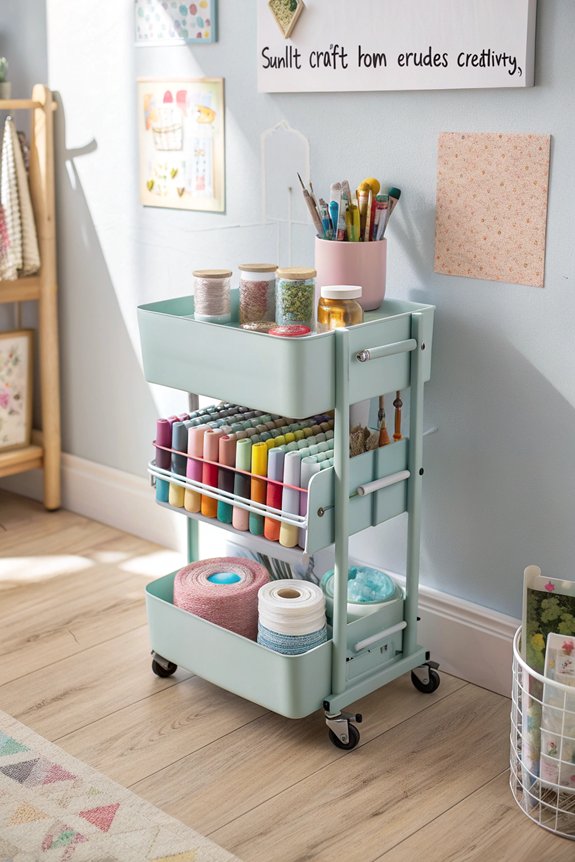streamline crafting with trolley