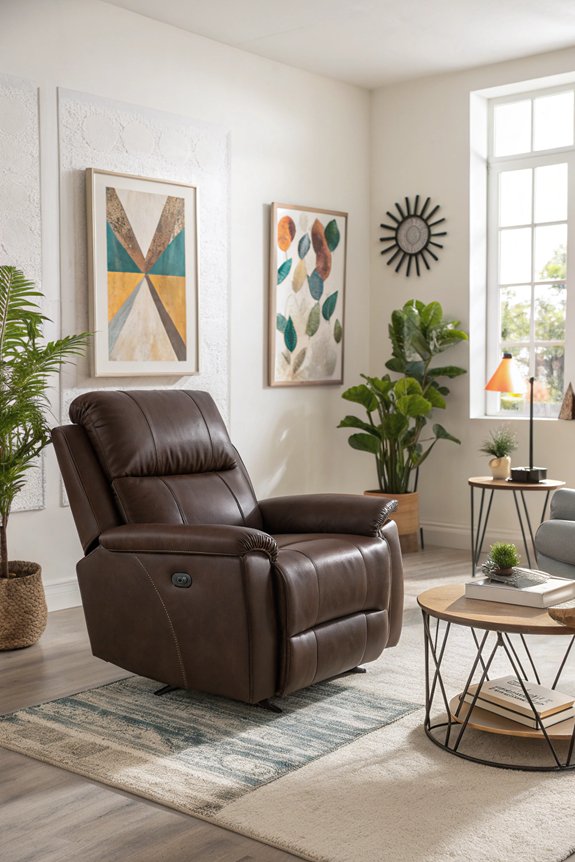 stylish comfort in leather