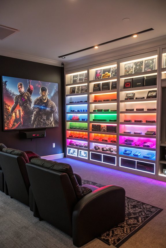 stylish game console display