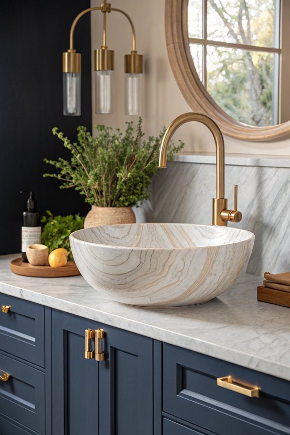 stylish vessel sink transformation