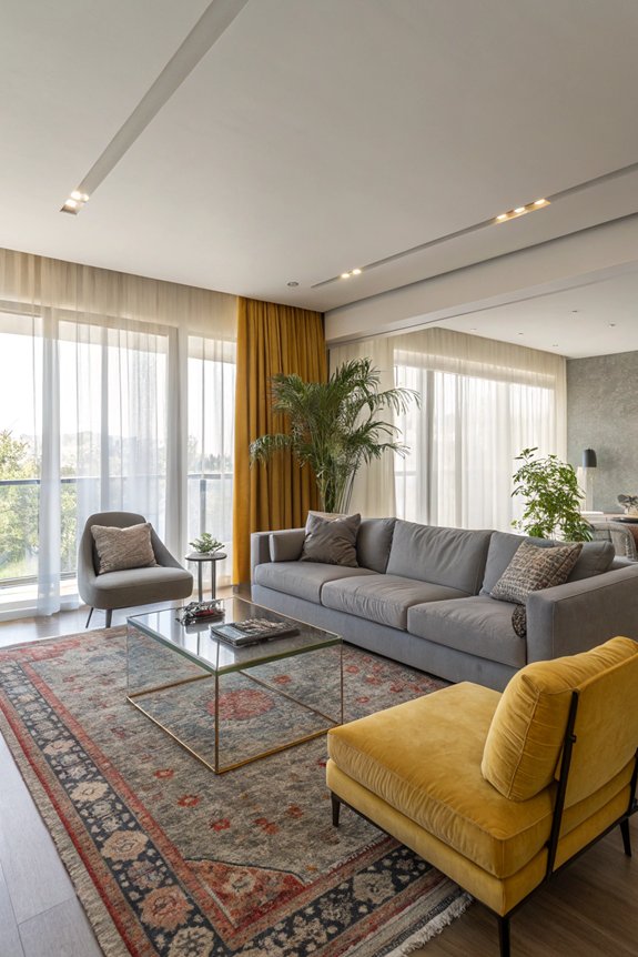 stylish zones with rugs