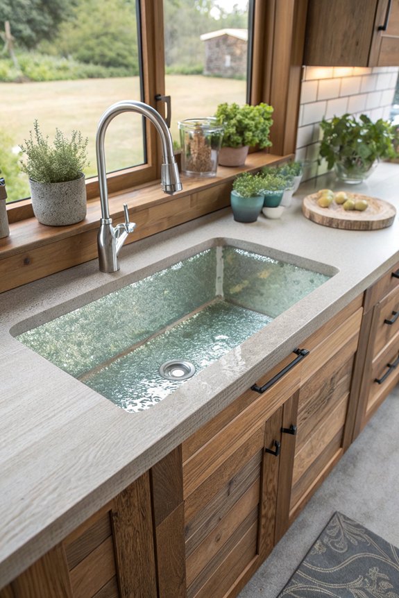 sustainable kitchen sink design