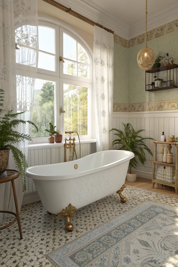 timeless charm in bathrooms