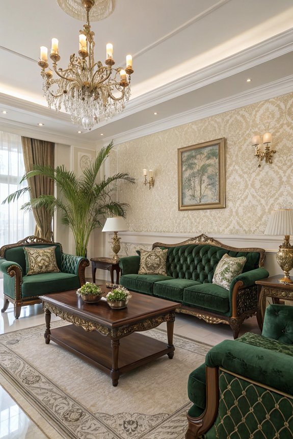 timeless vintage furniture arrangements