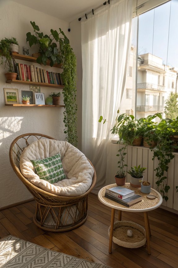 tiny productive office retreat