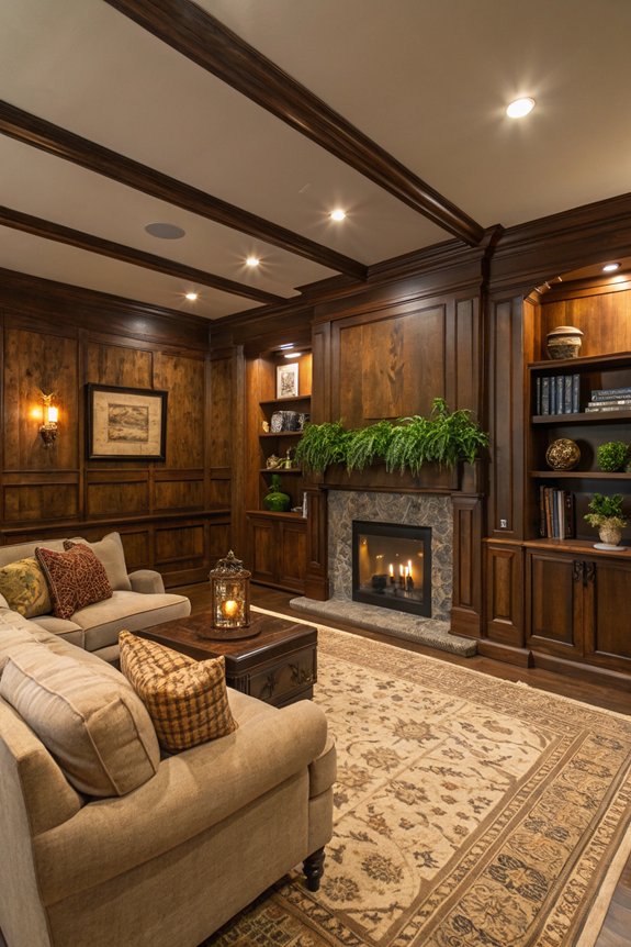 transform basement with paneling