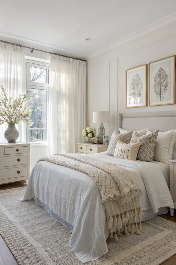 transform bedroom with whites