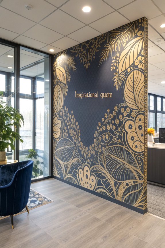 transformative inspirational quote murals