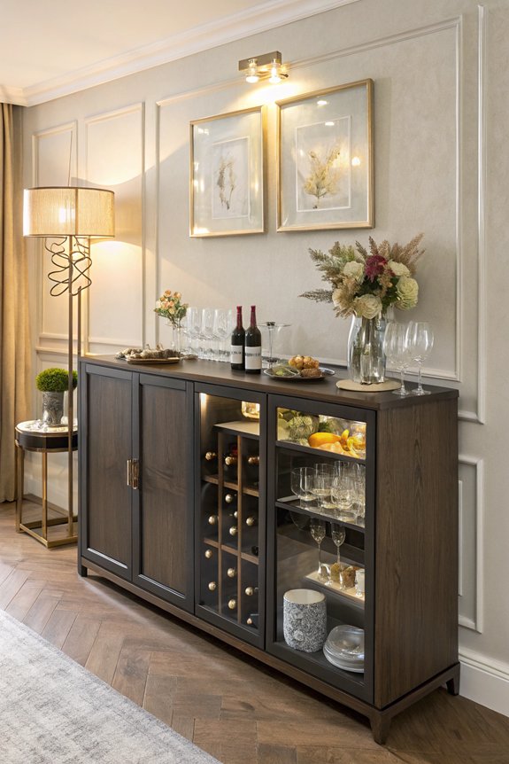 versatile dining room storage