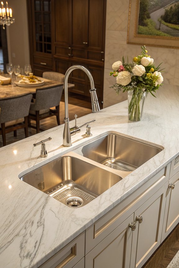 versatile stylish double bowls