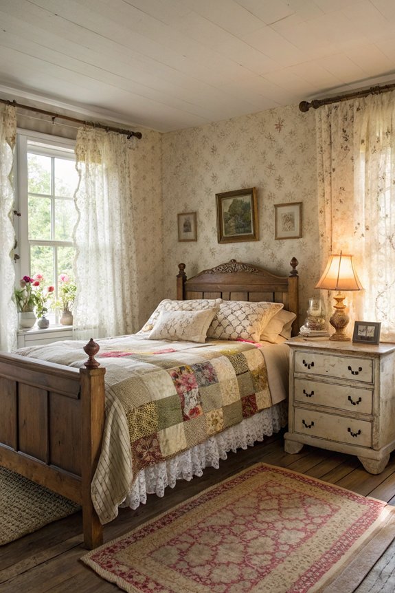 vintage furniture adds charm