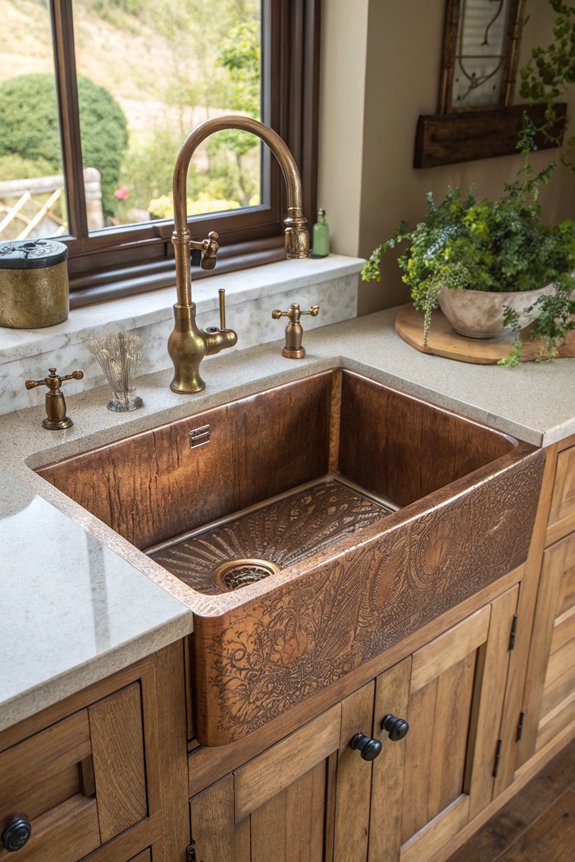 warmth and character kitchen