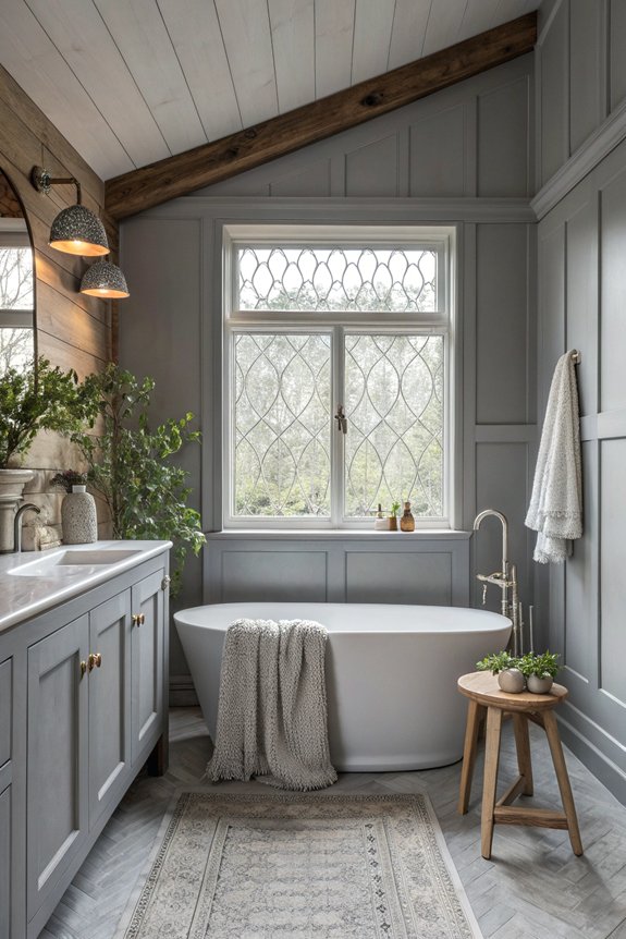 warmth in gray wood
