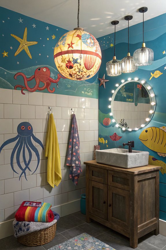 whimsical lighting for bathrooms